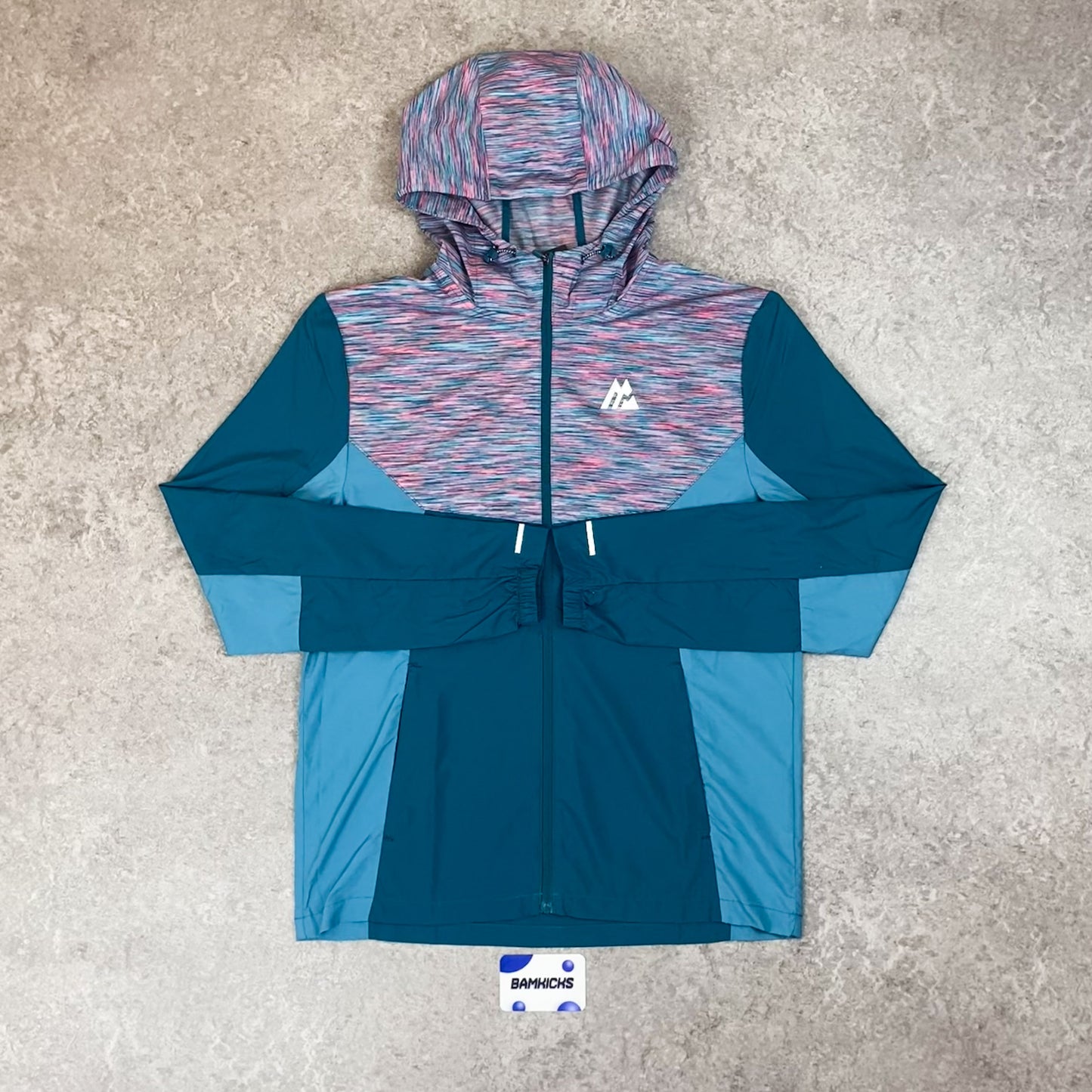 Montirex Trail Windbreaker - Teal/Pink