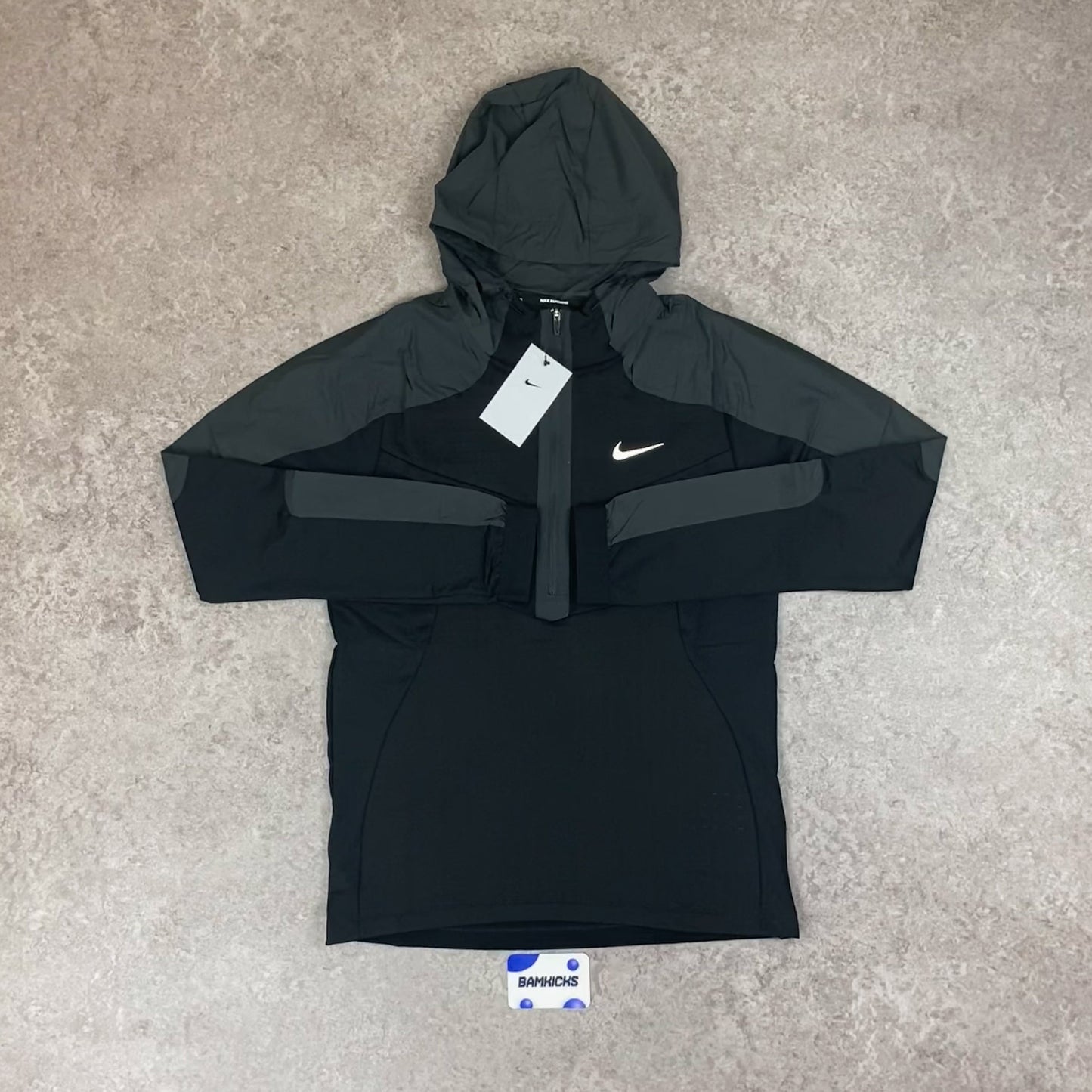 Nike Performance Half Zip Windbreaker - Black