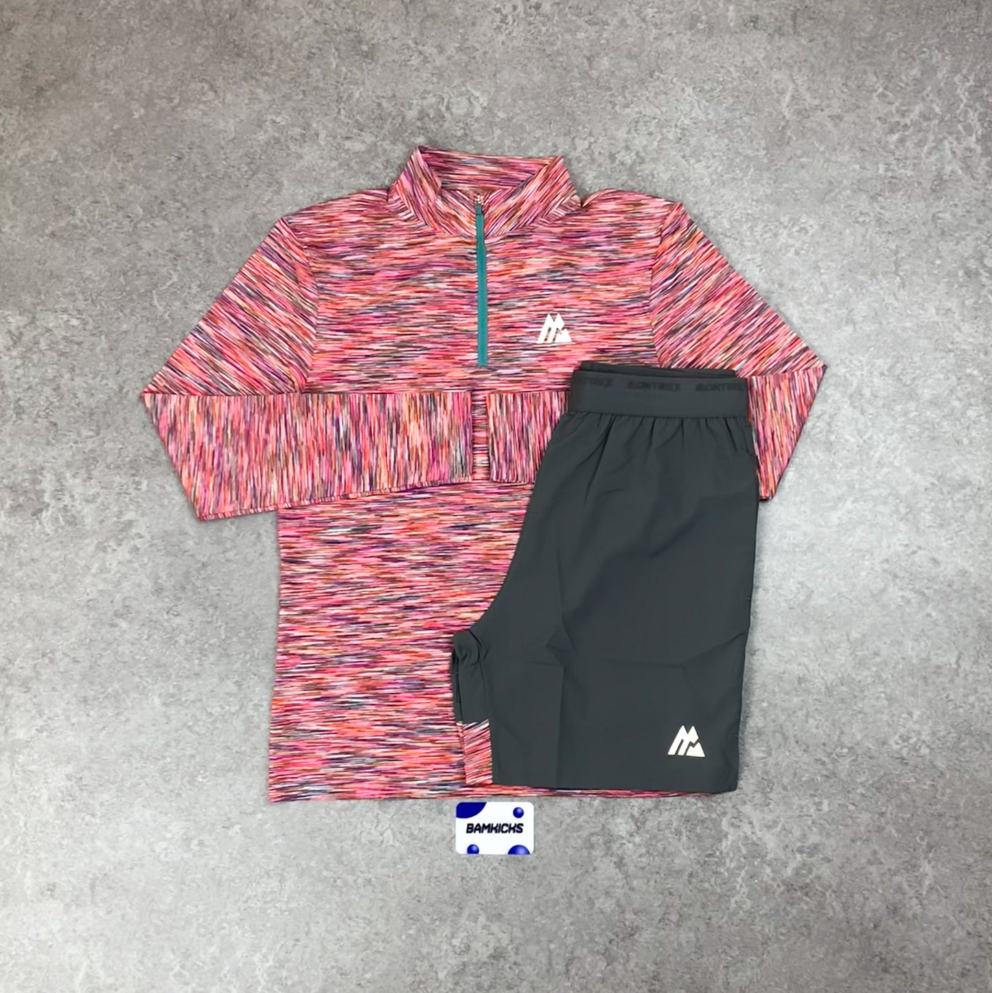 Montirex Trail 1/4 Zip & Short Set - Orange/Purple