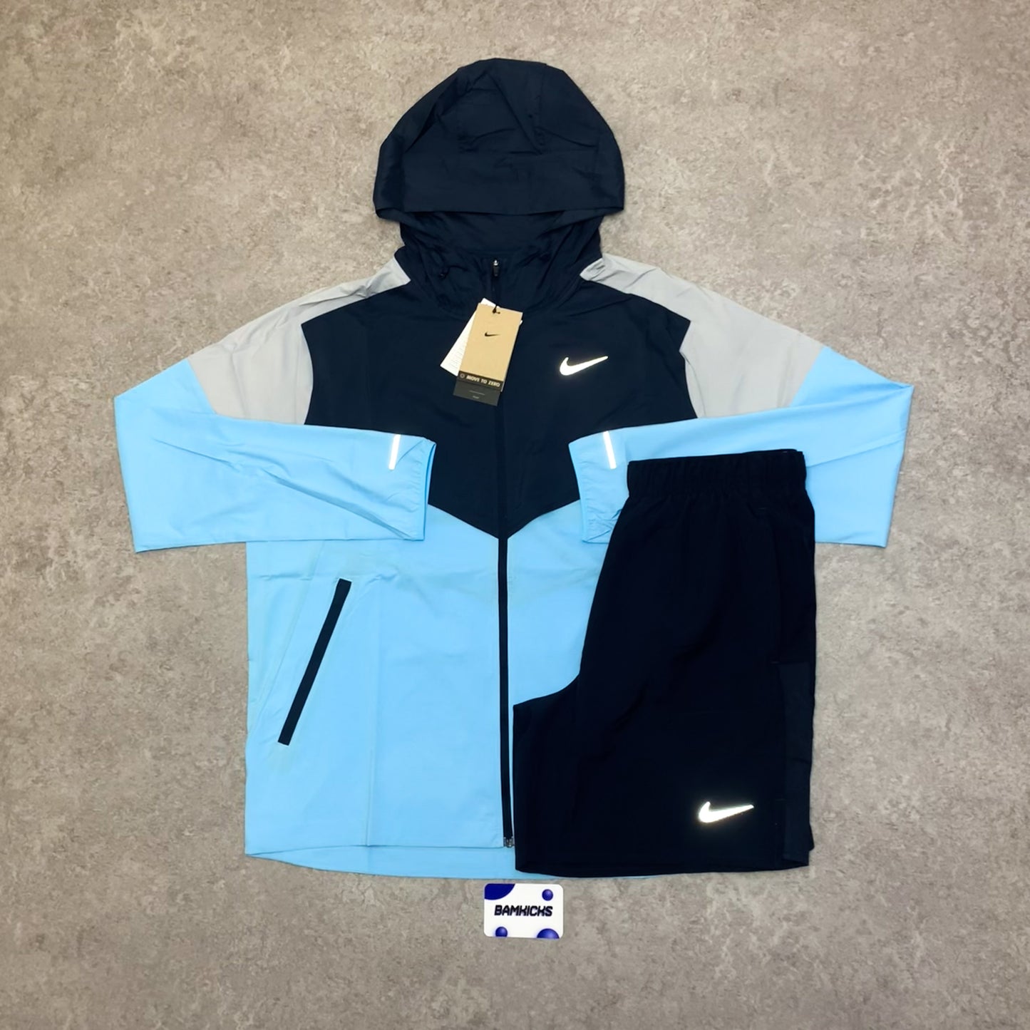 Nike UV Windrunner - Aqua Blue/Obsidian
