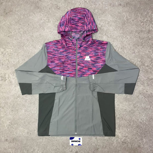 Montirex Trail Windbreaker - Grey/Pink/Blue