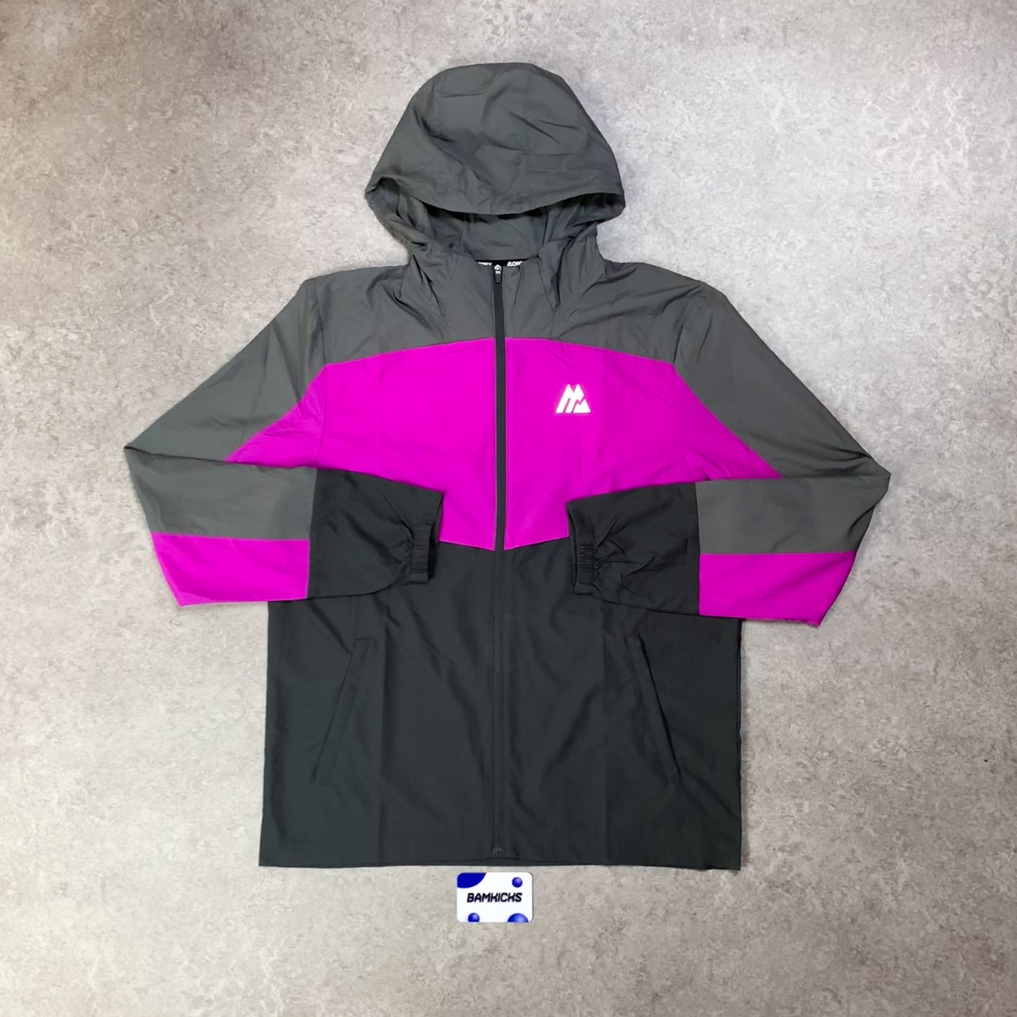 Montirex Breeze Windbreaker - Electric Purple/Cement Grey/Asphalt