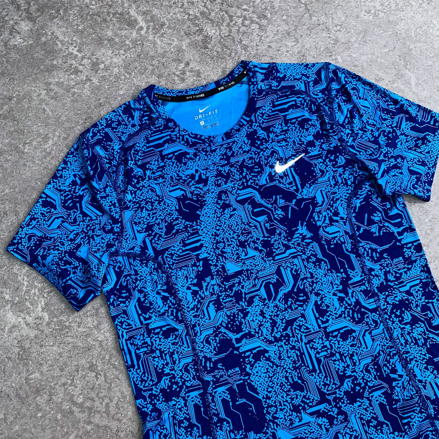 Nike Digital Camo Miler - Royal Blue/Black