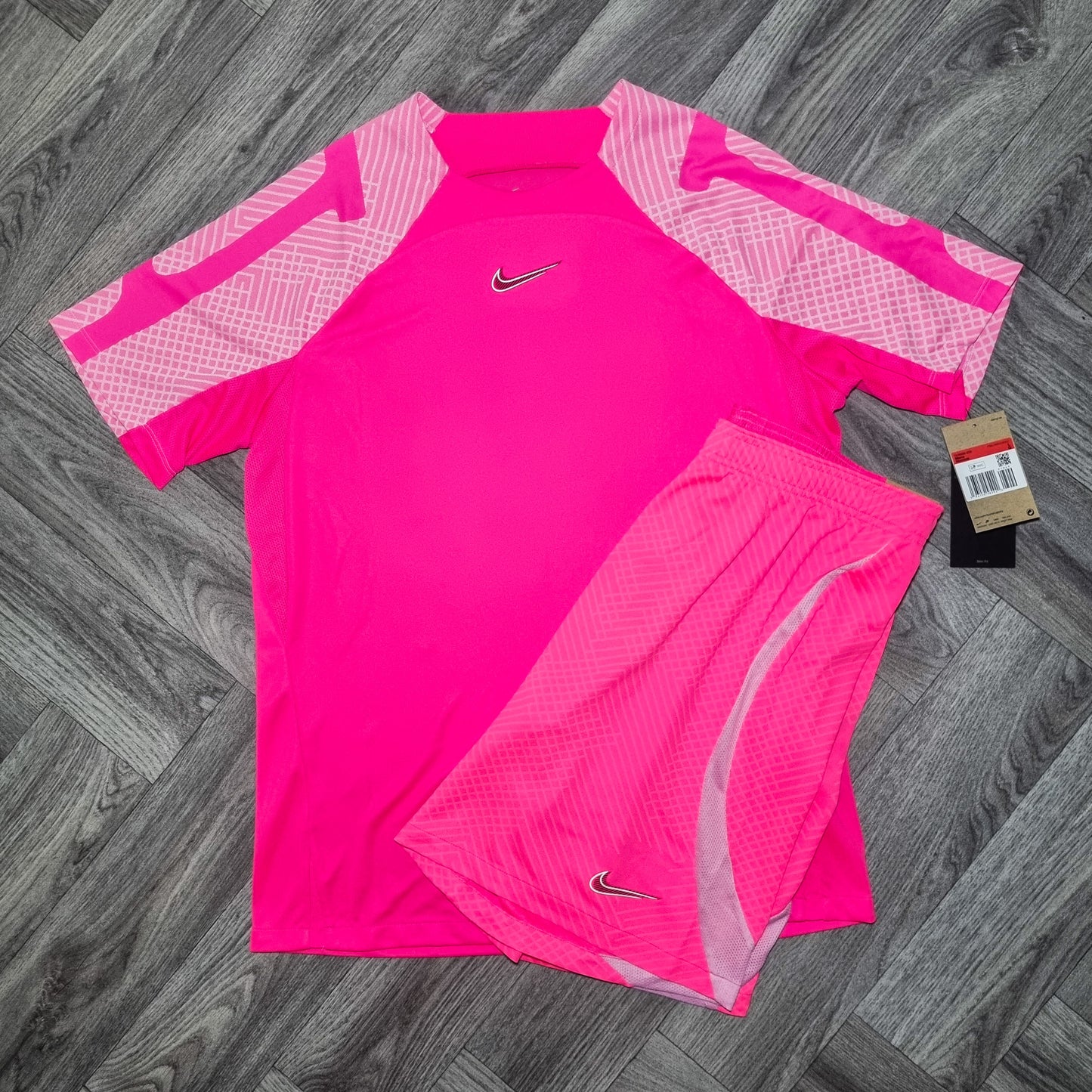 Nike Dri-Fit Strike Football Drill Short Set Hyper Pink