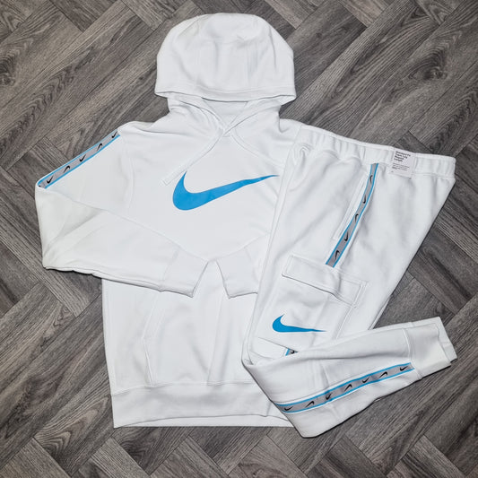 Nike Repeat Tracksuit White Summit Blue