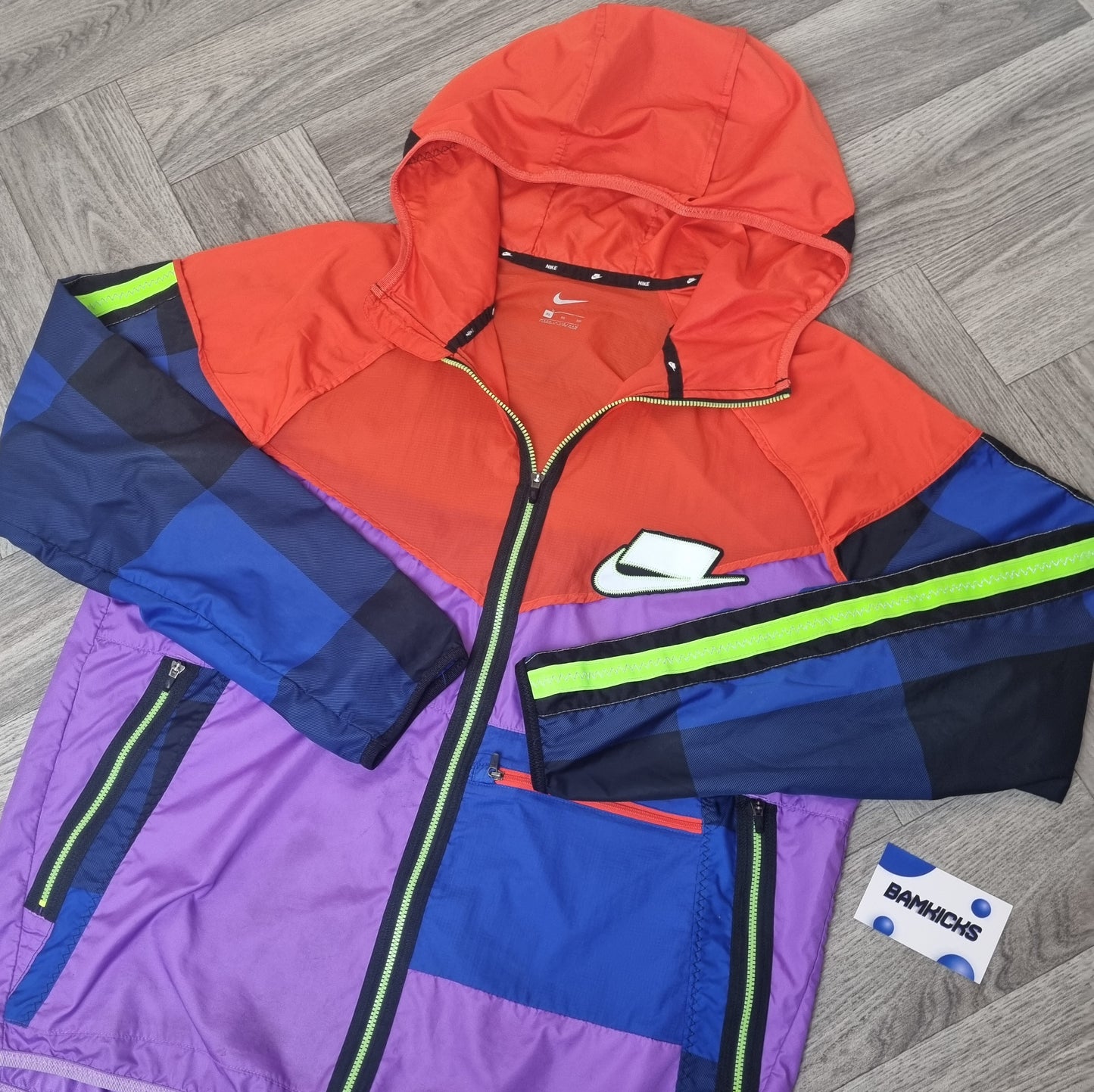 Nike Patchwork Wildrun Windrunner Purple 'Meekz' Jacket