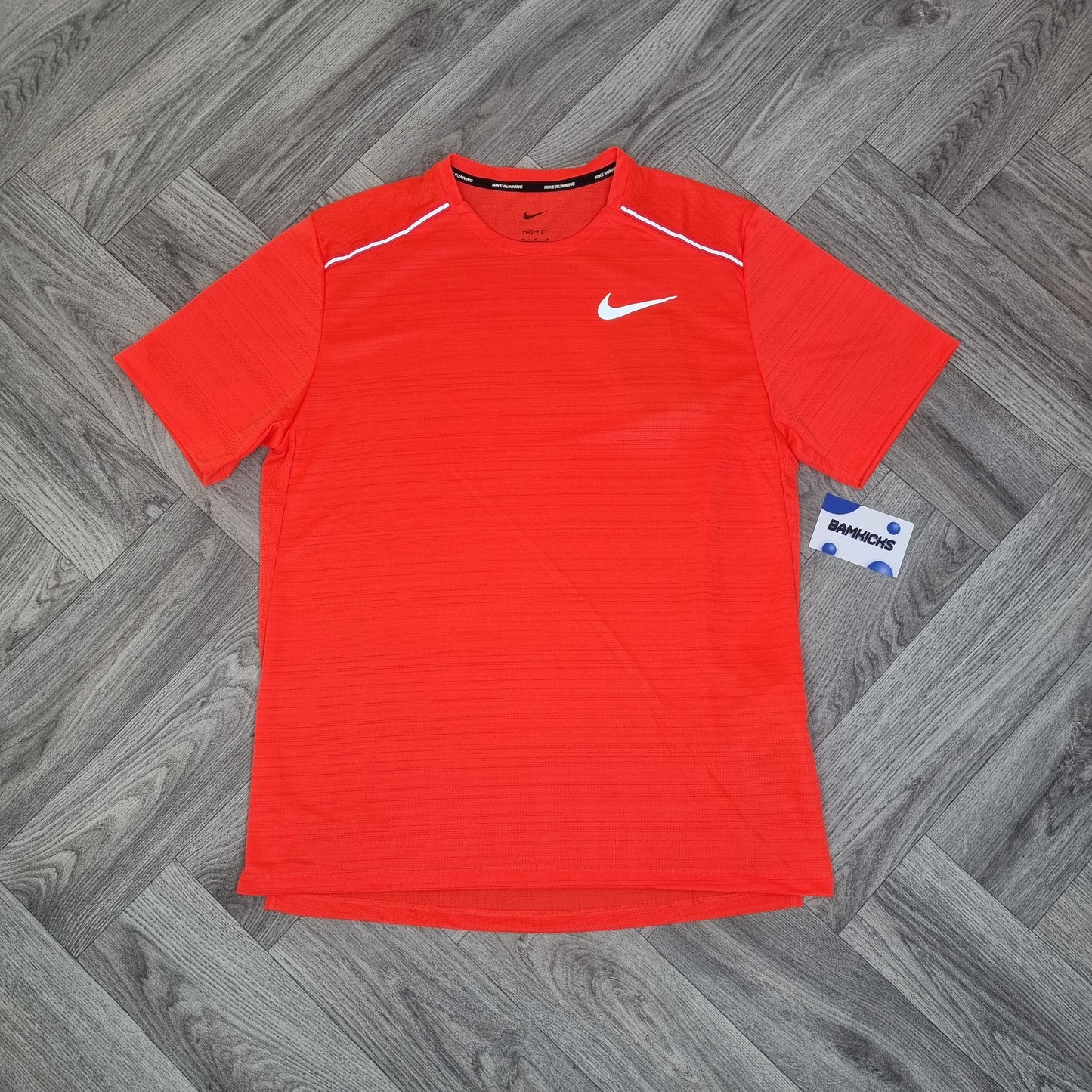 Nike Miler 1.0 T-Shirt & Challenger Shorts (7in) Bright Crimson Set