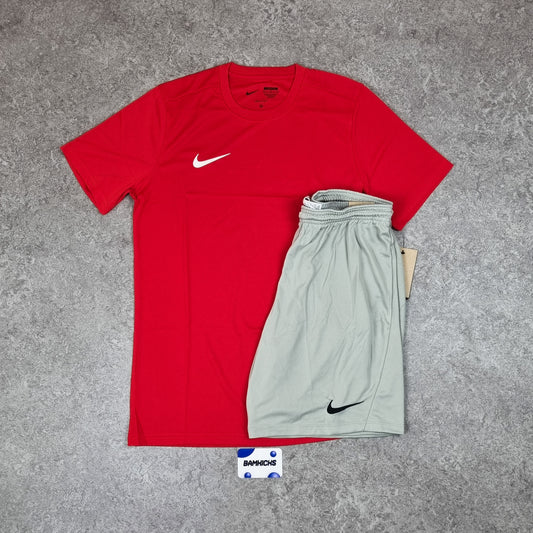 Nike Dri-Fit Set University Red/Grey