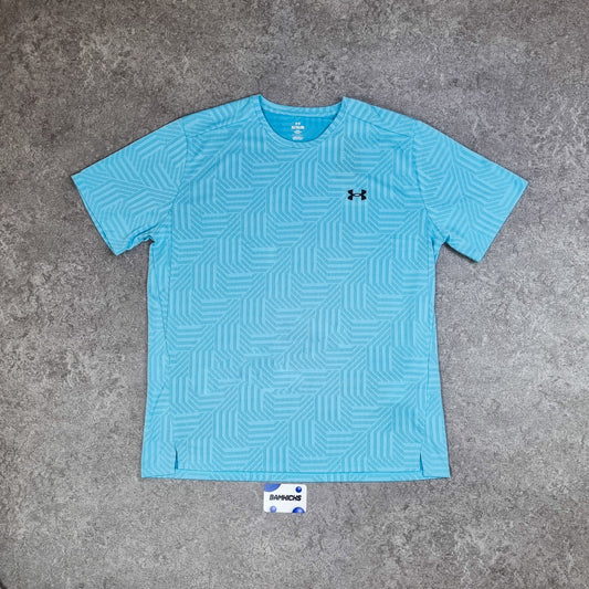 Under Armour Tech Vent Geotessa T-Shirt Baby Blue