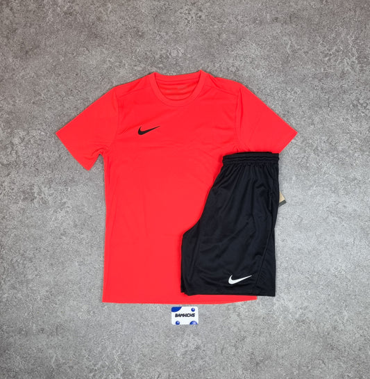 Nike Dri-Fit Set Bright Crimson/Black