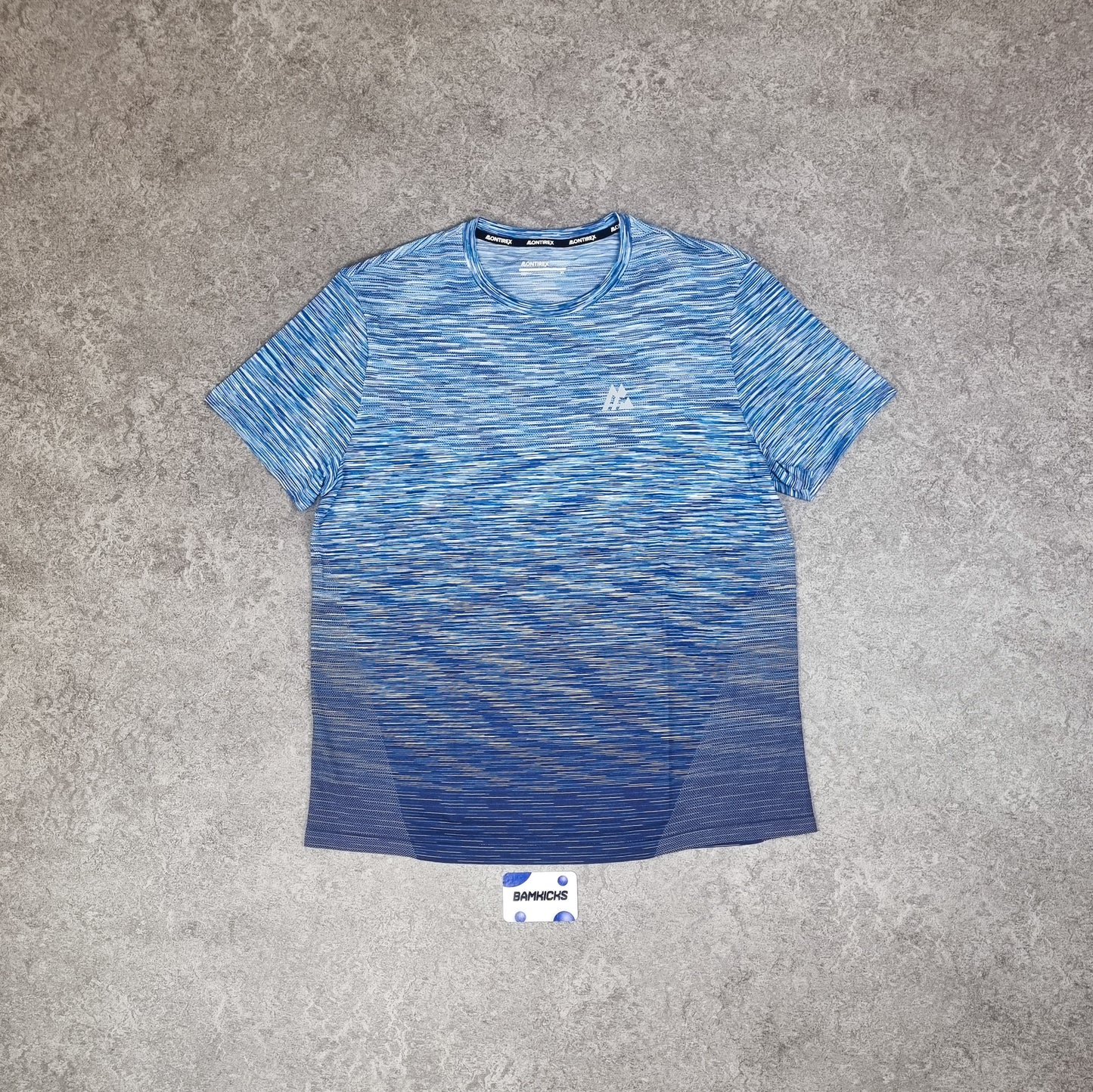 Montirex Trail Seamless T-Shirt - Blue/White