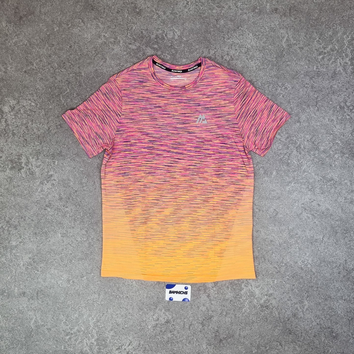 Montirex Trail Seamless T-Shirt - Purple/Pink/Orange