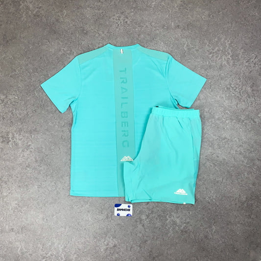 Trailberg Cloud T-Shirt & Short Set Turquoise