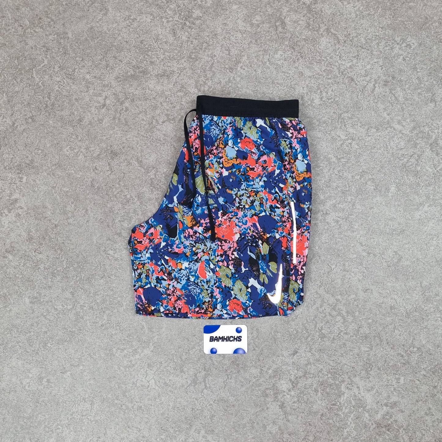 Nike Flex Stride Shorts (7in) Floral Blue