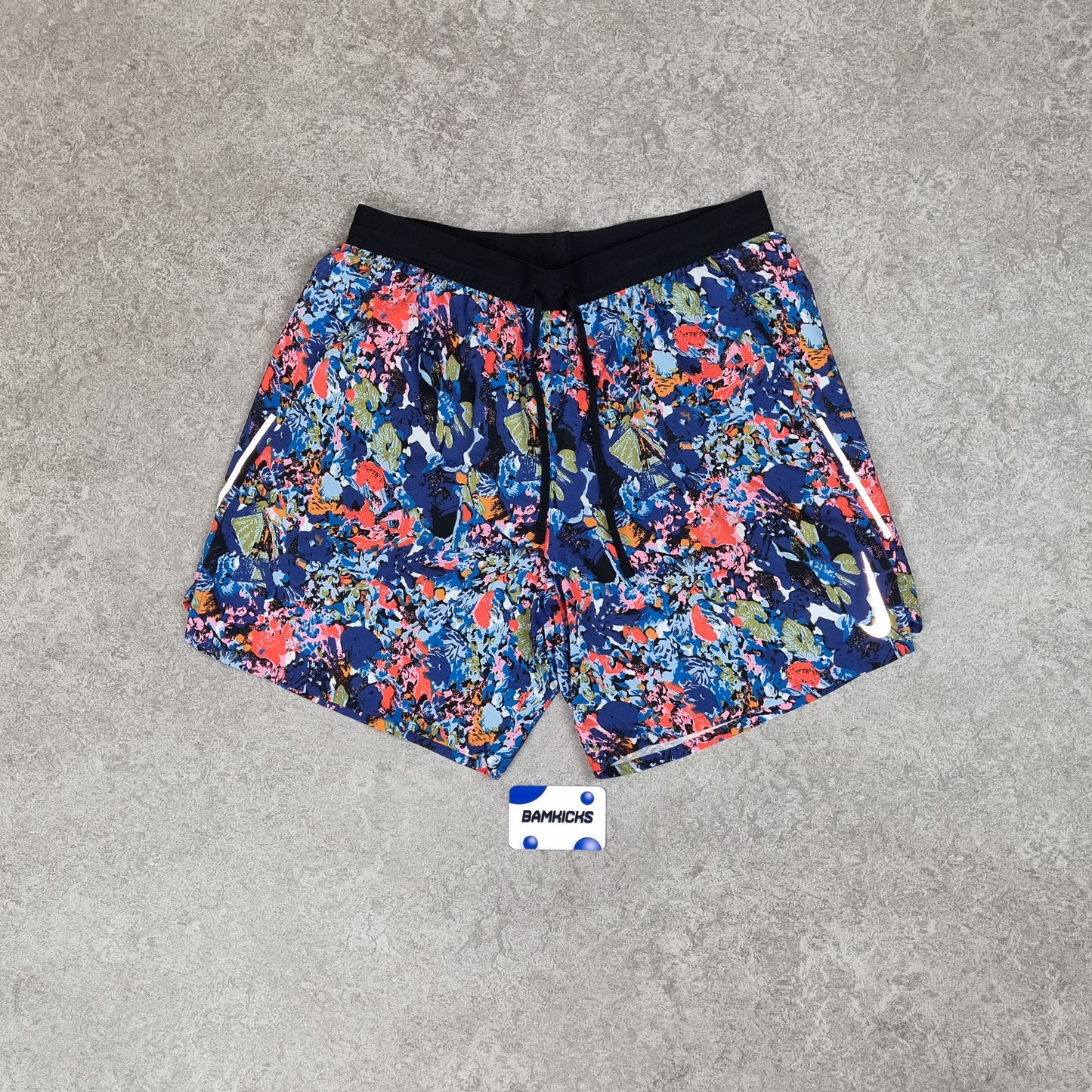 Nike Flex Stride Shorts (7in) Floral Blue