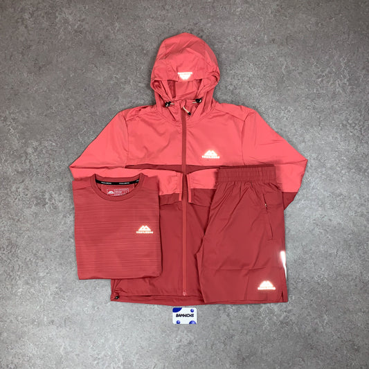 Trailberg Mentum Windbreaker 3 Piece Set Rose Pink