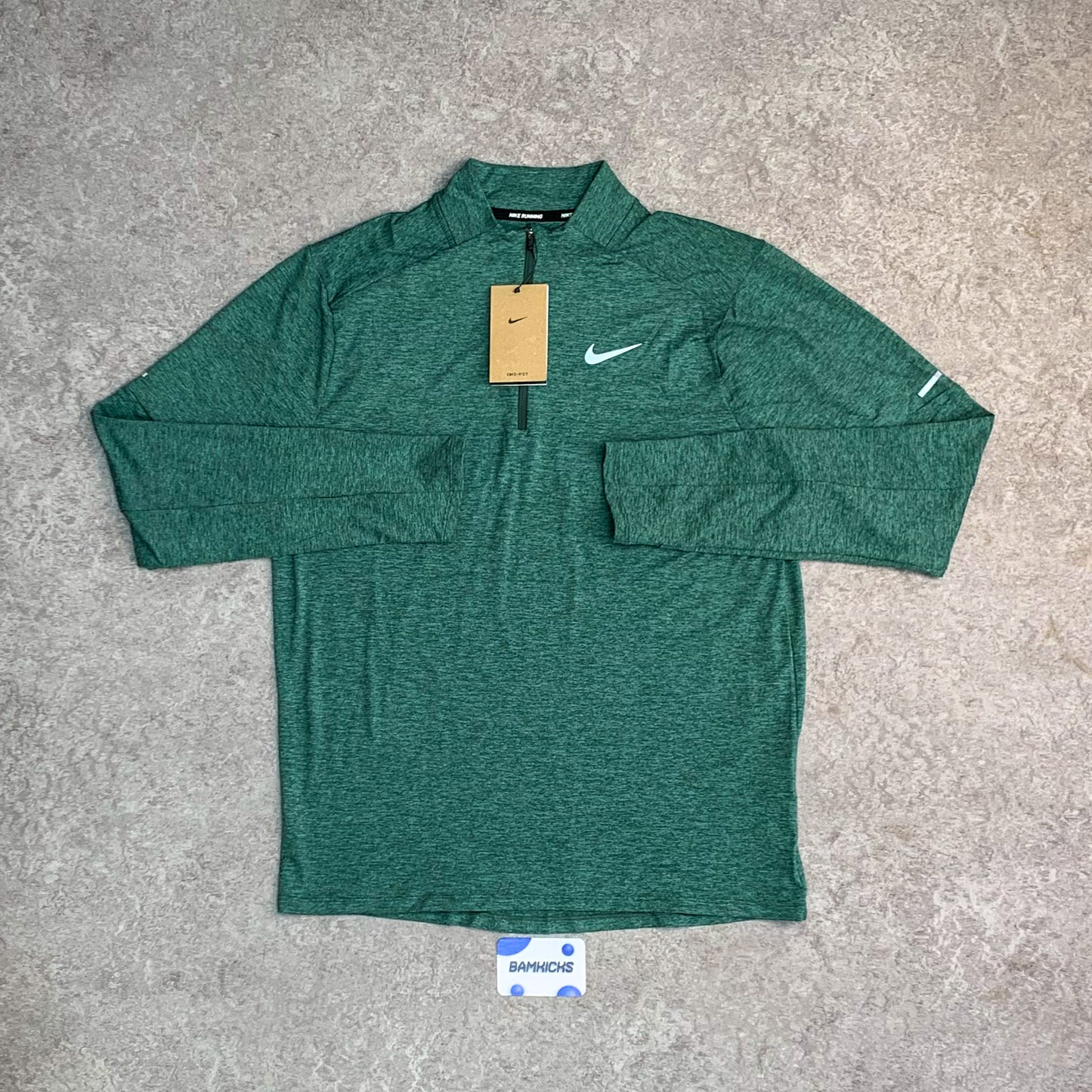 Nike Element 2.0 Half Zip - Vintage Green