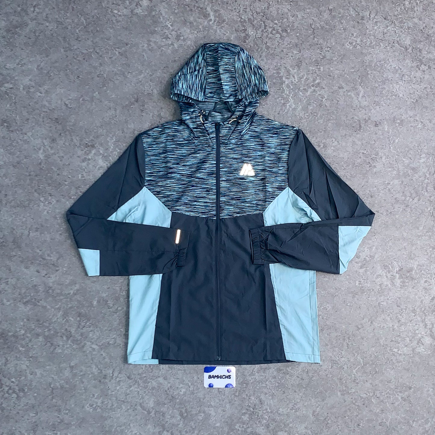 Montirex Trail Windbreaker - Grey/Blue/Navy