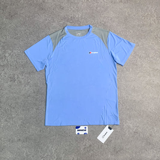 Berghaus Wayside 3.0 Tech T-Shirt - Sky Blue/Grey
