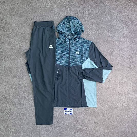 Montirex Trail Tracksuit - Grey/Blue/Navy