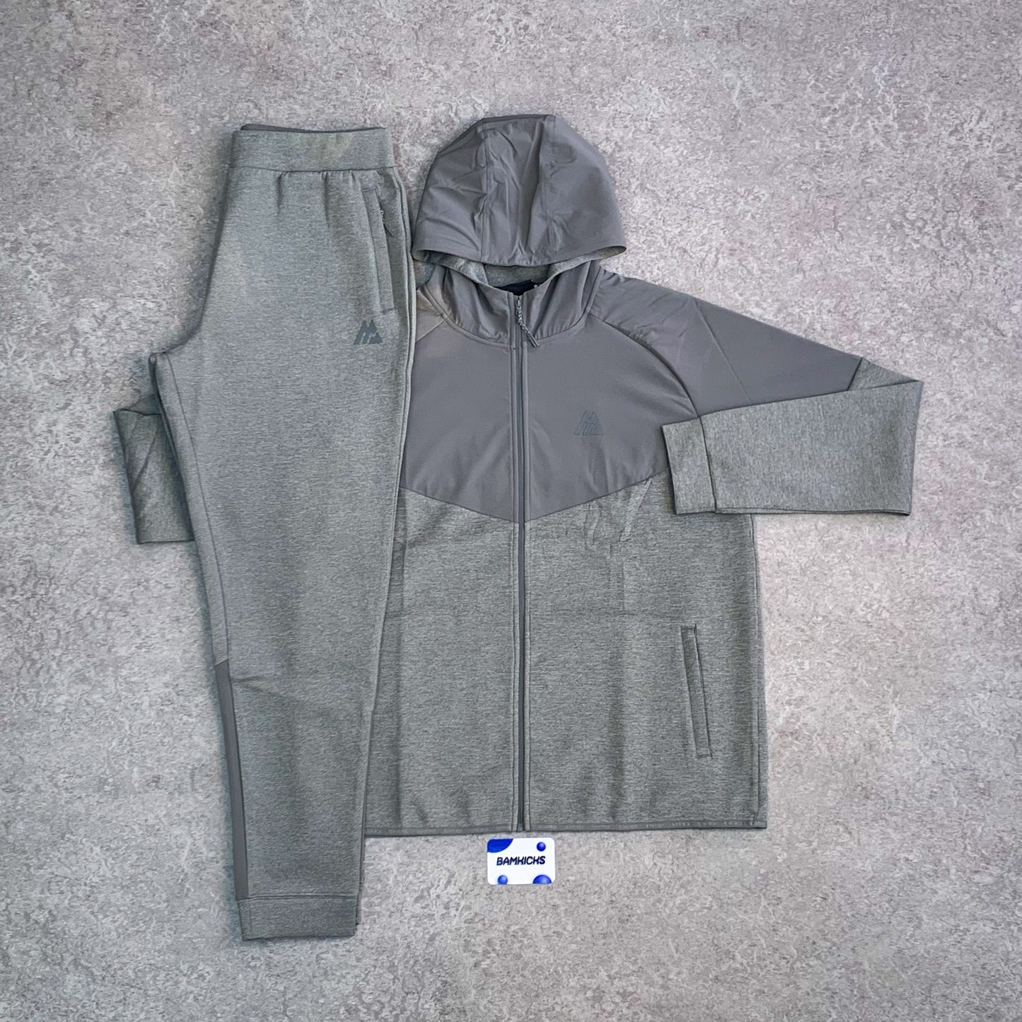 Montirex Recover 2.0 Fleece Hoodie & Jogger Tracksuit - Cement Grey