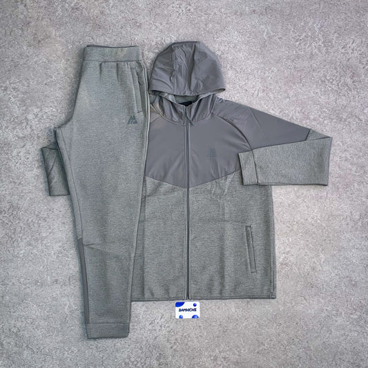 Montirex Recover 2.0 Fleece Hoodie & Jogger Tracksuit - Cement Grey