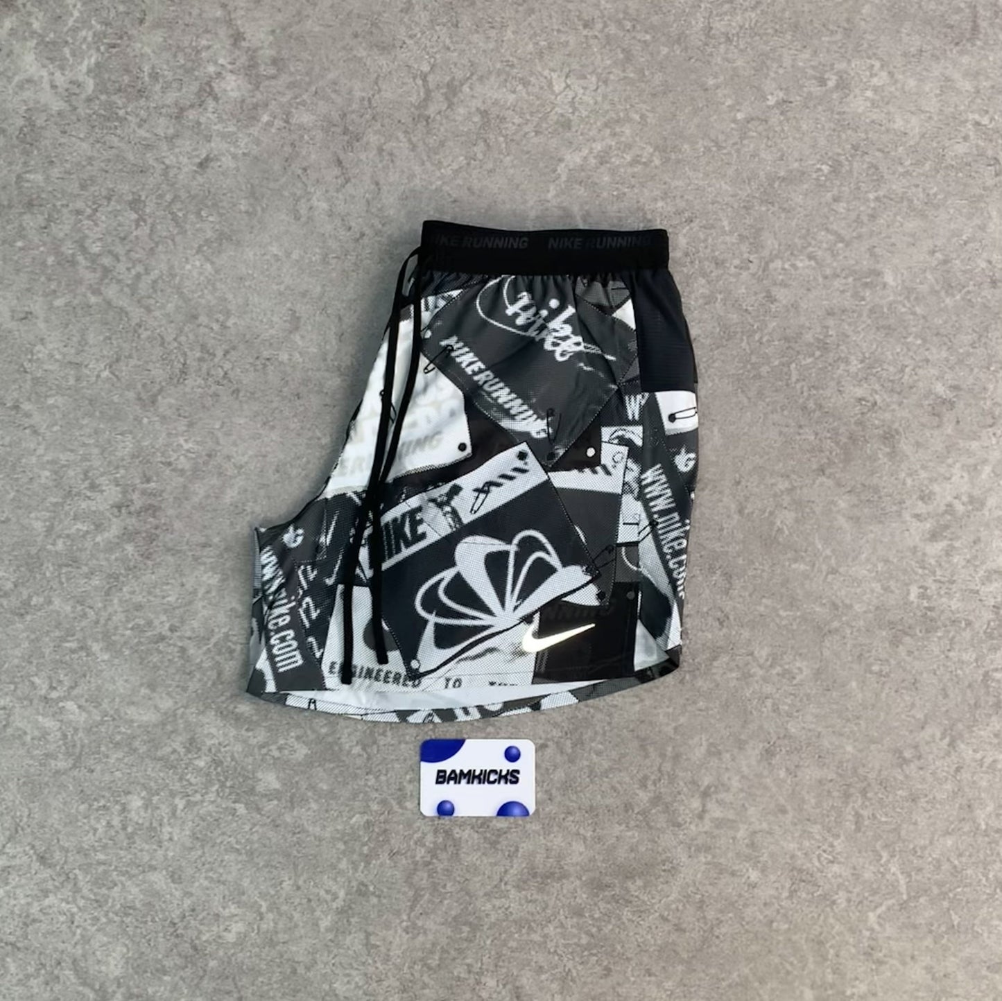 Nike Rise 365 Miler & Flex Stride Shorts (5in) Set - Black/Grey/Multi