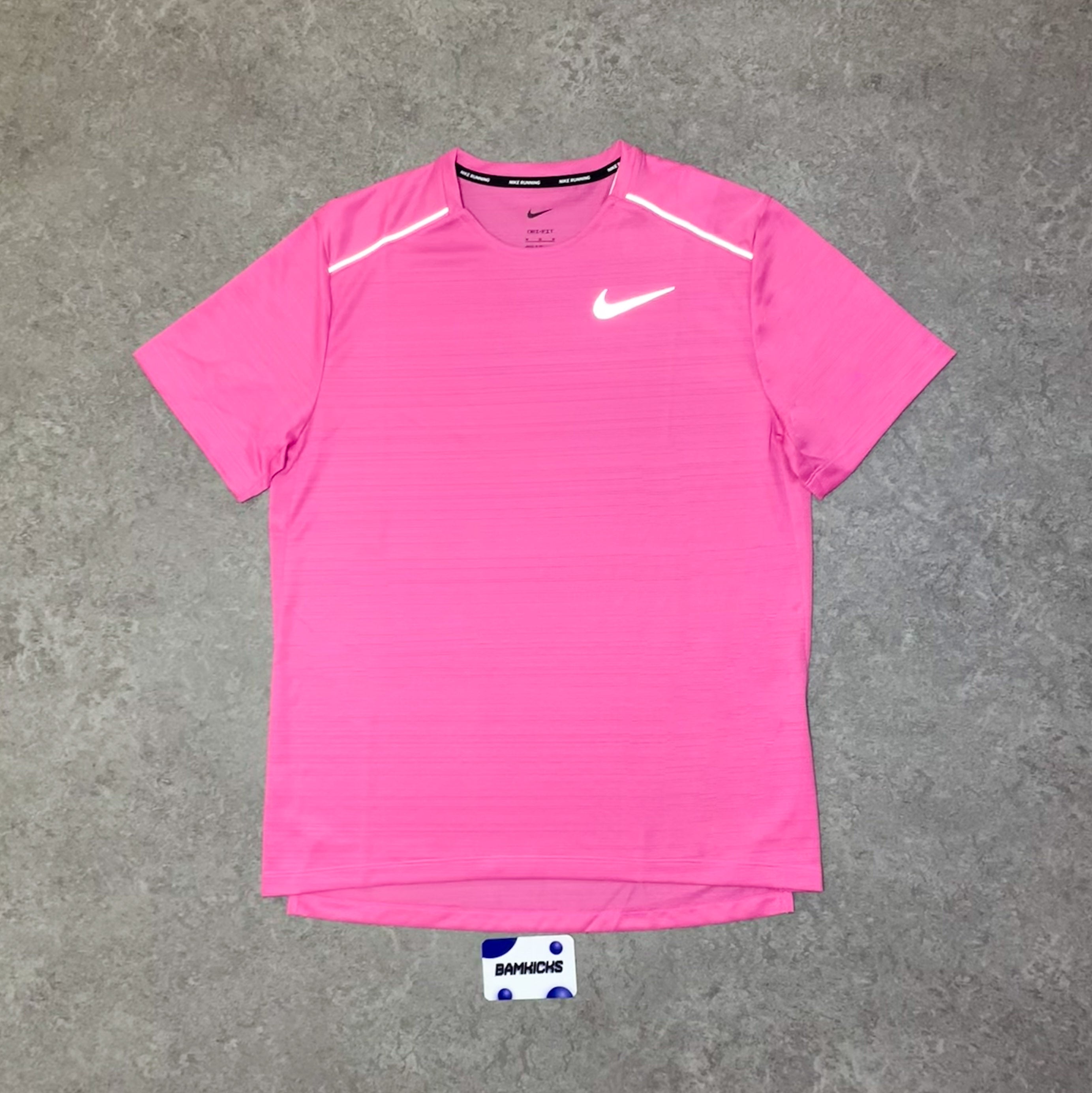 foam pink nike miler