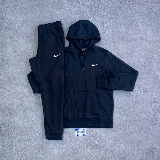 Nike Club Fleece Tracksuit - Black
