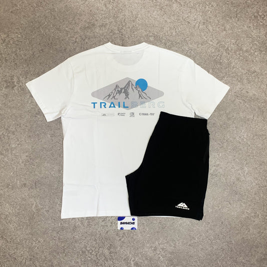 Trailberg Mount Gotthard T-Shirt & Short Set - White/Black