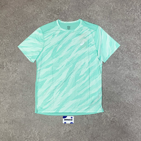 Asics Core Print T-Shirt - Oasis Green