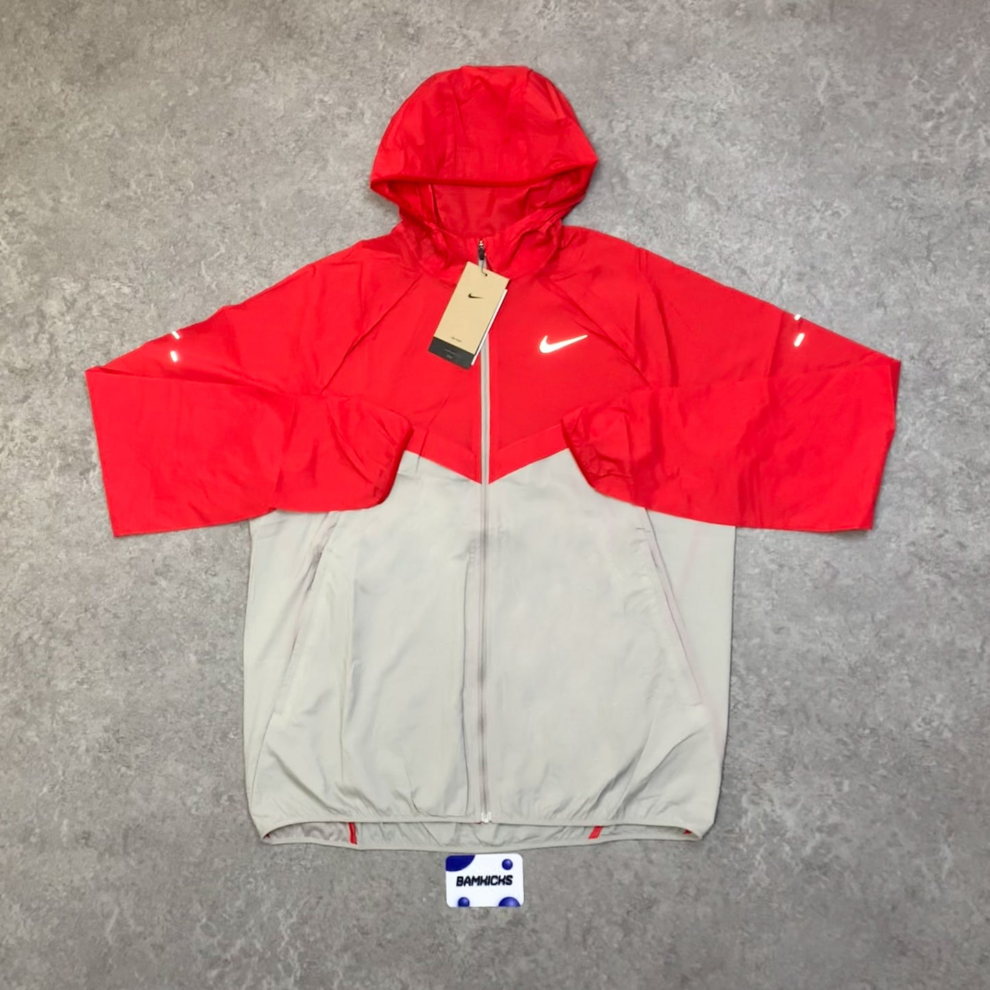 Nike Repel UV Windrunner - University Red/College Grey