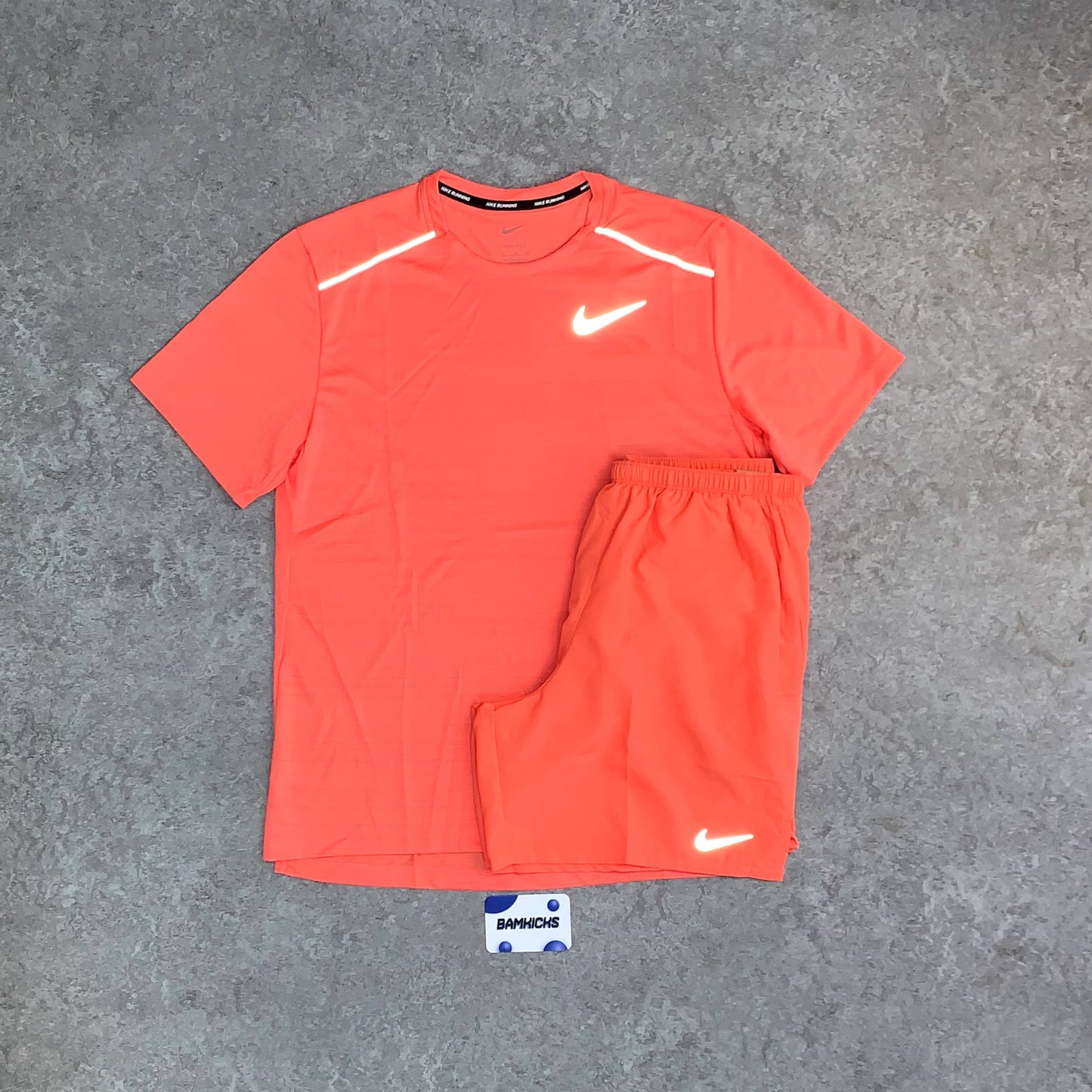 Nike Miler 1.0 & Challenger Shorts (7in) Set - Wild Mango