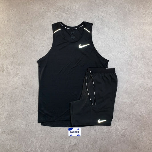 Nike Miler 1.0 Vest & Flex Stride Shorts (7in) Set - Black