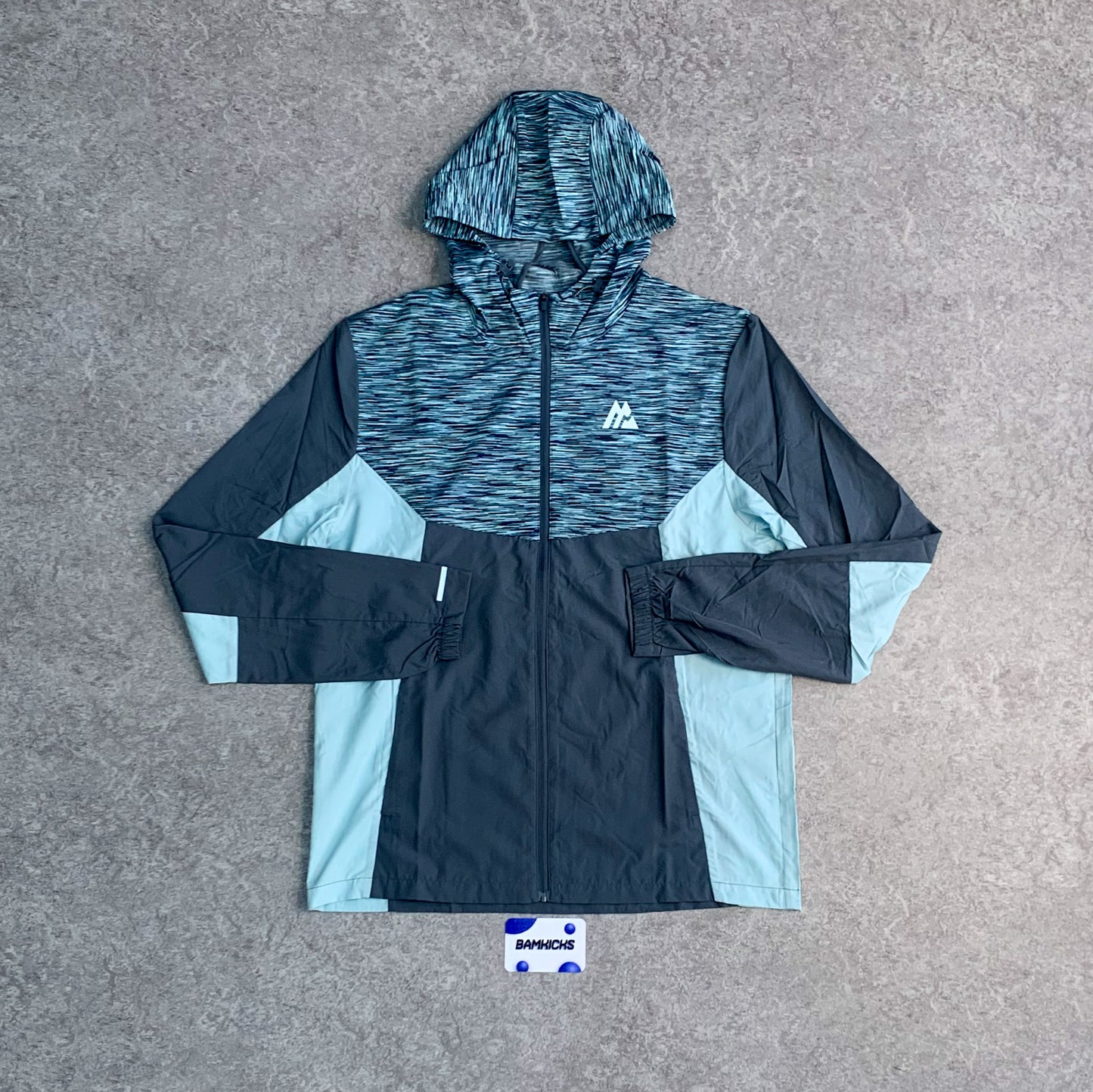 Montirex Trail Windbreaker - Grey/Blue/Navy